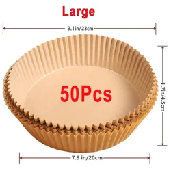 Air Fryer Disposable Paper Liners and Baking Accessories Set (50PCS - B)