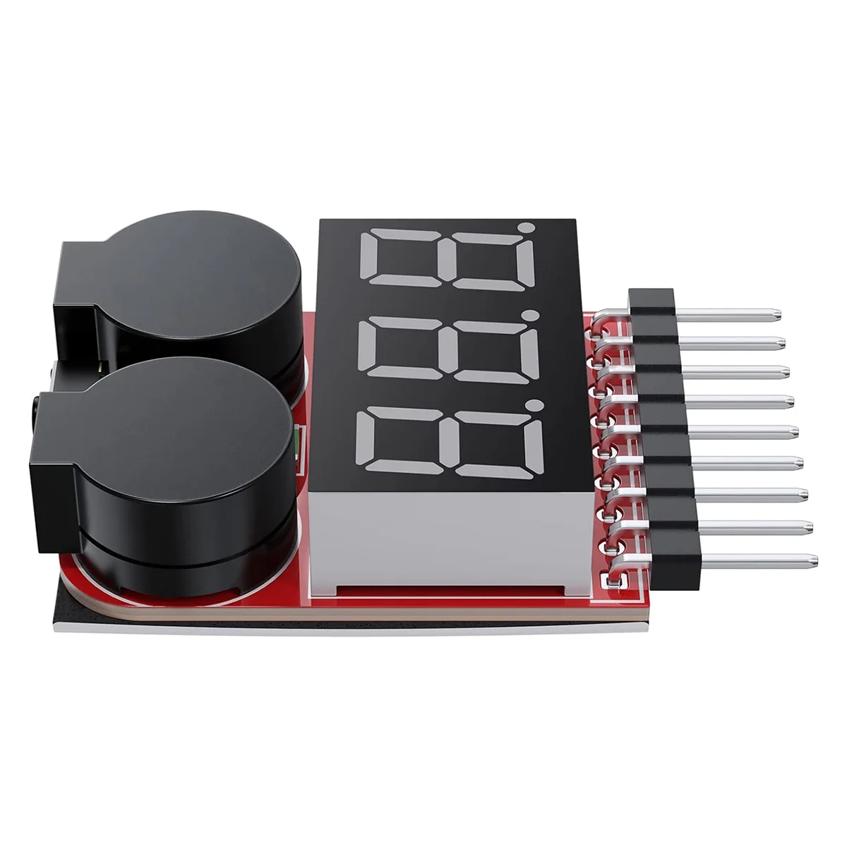 A10I 5PCS 2 In1 1-8S 리포 배터리 전압 테스터, RC 저전압 버저 알람, 리포/리튬 이온 배터리 모니터 체커 테스터