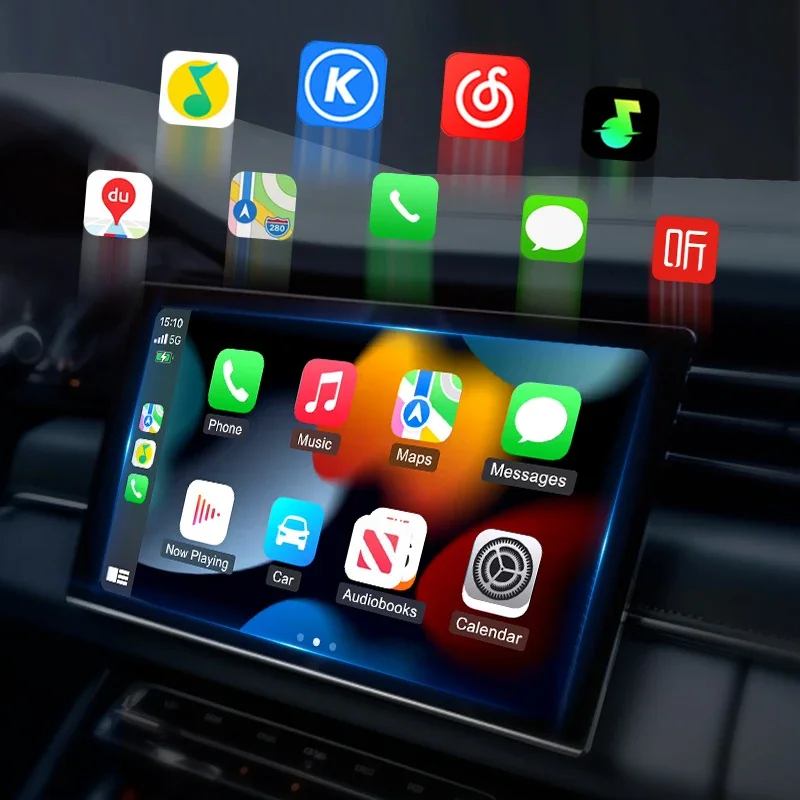 Wireless 2 in1 Android Auto Adapter Wireless CarPlay Dongle Car Intelligent Systems AI Smart Box For Car Wired CarPlay 3