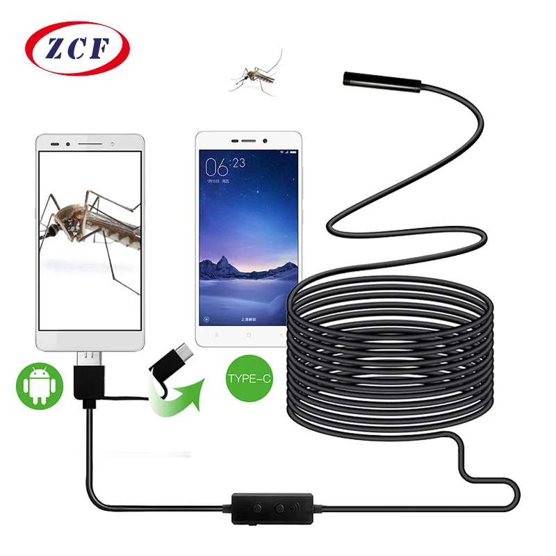 Wifi Endoscope Camera 8mm Lens Hd720p Wireless Inspection Borescope 6