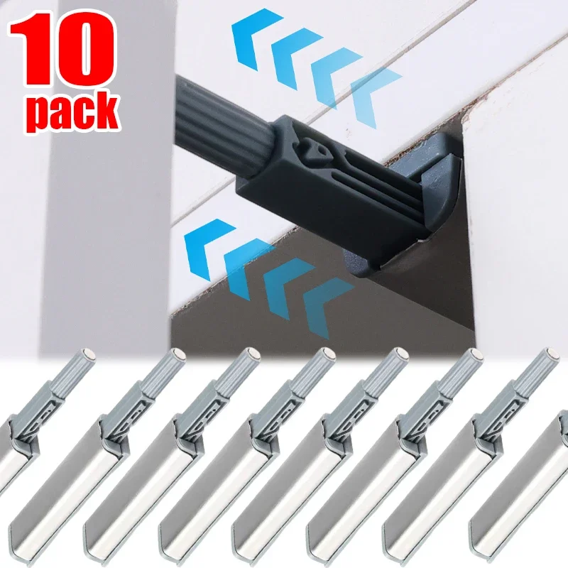 10/1Pack Magnetic Push Latches for Cabinets Push To Open Cabinet Touch Damper ers Kitchen Closet Door Catch Closer Hardware