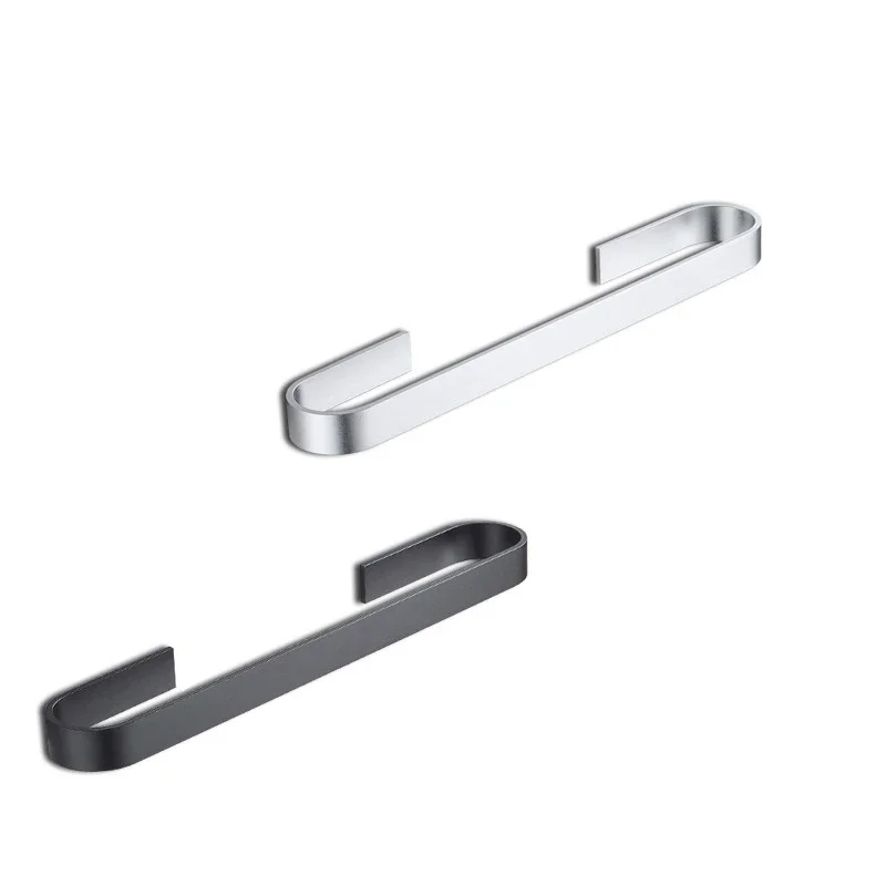 Towel Rail Rack Holder Bathroom Wall Hanging Bar Storage Shelf