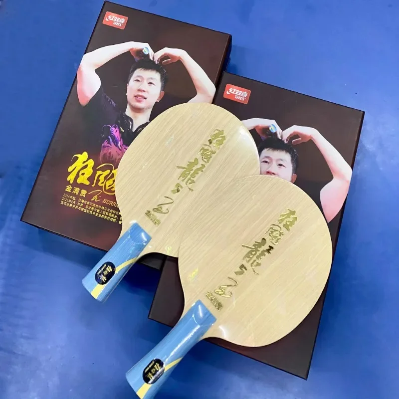 Original DHS Hurricane Long 5 (Golden Slam) Table Tennis Blade Racket Gold Ma Long 5 Special Version Ping Pong Bat Paddle Suit