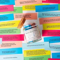 Bible Verse Glass Jar Ornament Mindfulness Gratitude Inspirational Bible Quotes Scrip Container Emotional Support Prayer Gift 2