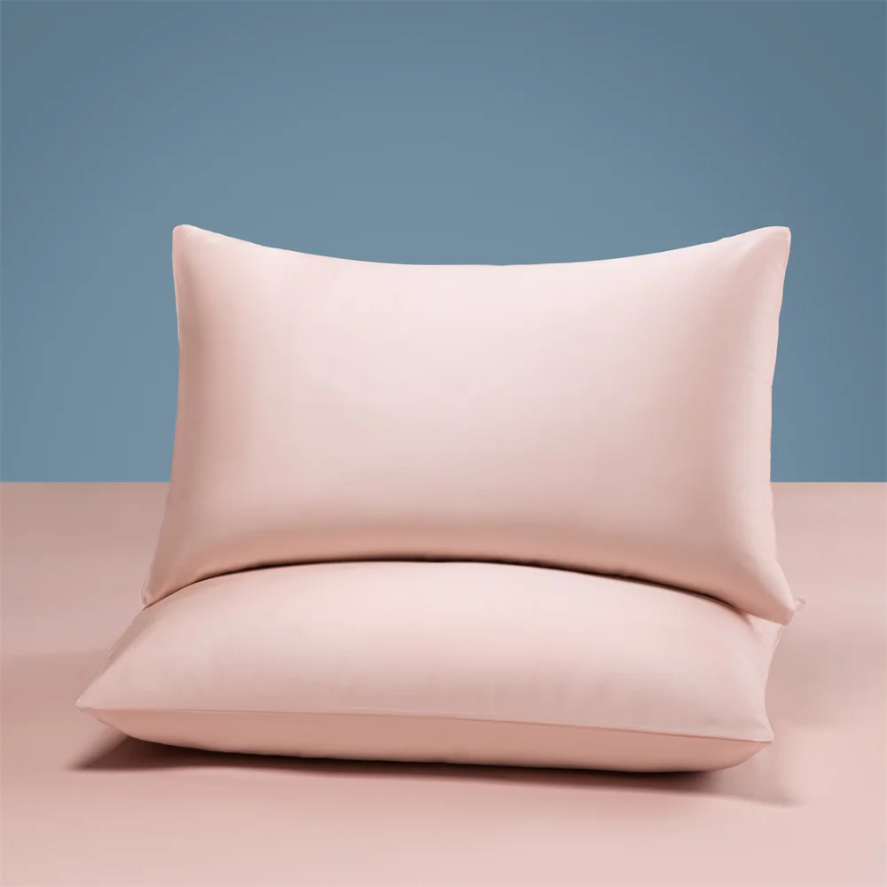 Luxury Ice Silk Cooling Pillowcases - Breathable Lyocell Blend, Ultra-Soft Summer Set (2pc)