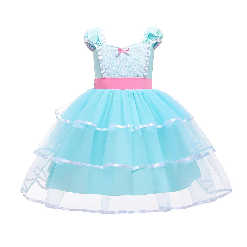 Baby Girls Princess Dress Fancy Costume Toddler Cosplay Arier Snow White Elsa Dress Infant Alice Gowns Girl Birthday vestidos boutique baby dresses