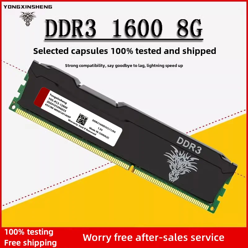 4GB 8GB 1333 1600 MHz DDR3 RAM Desktop Memory DIMM NON ECC 1.5V RAM memoria rams desktop ram memory desktop memory