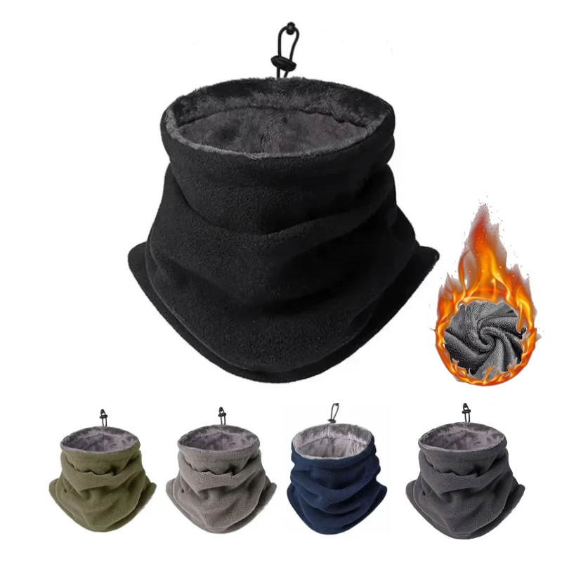 Passamontagna In Pile Polare Invernale Calda Maschera Per Il Viso Cappuccio Coll - Foto 4