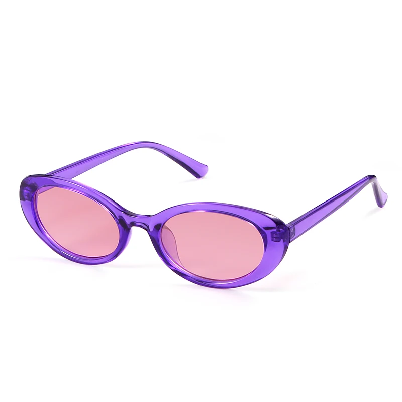Sorvino lila sexy kleine ovale Frauen Männer Sonnenbrille Mode Retro Vintage Leopard bunte Sonnenbrille Schatten UV400 Brille – Detail 15