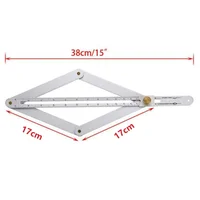 1 Pc Stainless Steel Protractor Corner Angle Finder Ceiling Artifact Tool Square Protractor Carpentry Building Measuring Tools 2