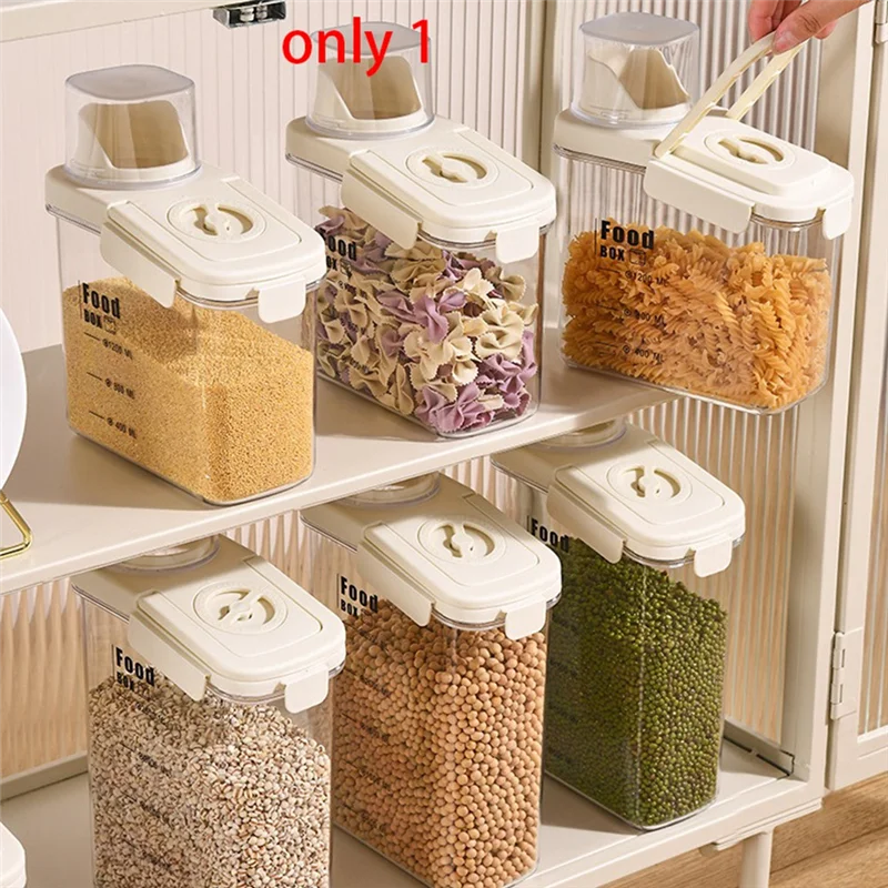 Sealed Coarse Grain Tank Household Kitchen Rice Storage Tank Insect-Proof Moisture-Proof Grain Storage Barrel-AC82