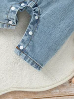 2025 2 pièces bébé garçons/filles toutes saisons haut à manches longues et barboteuses pull avec lettre pour Newbron mode usage quotidien ensemble de vêtements 4