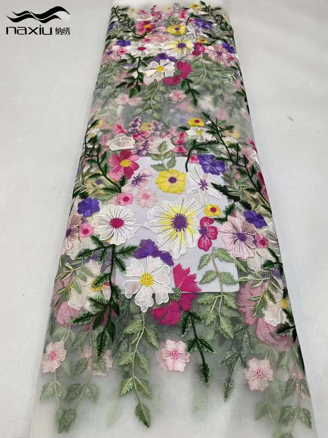 

Madison-African Tulle Lace Fabric, французская вышивка, сетчатая кружевная ткань, шитье 5 ярдов, нигерийские Свадебные платья на день рождения