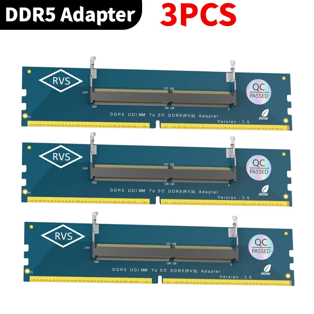 DDR5 SO-DIMM to U-DIMM Memory Adapter