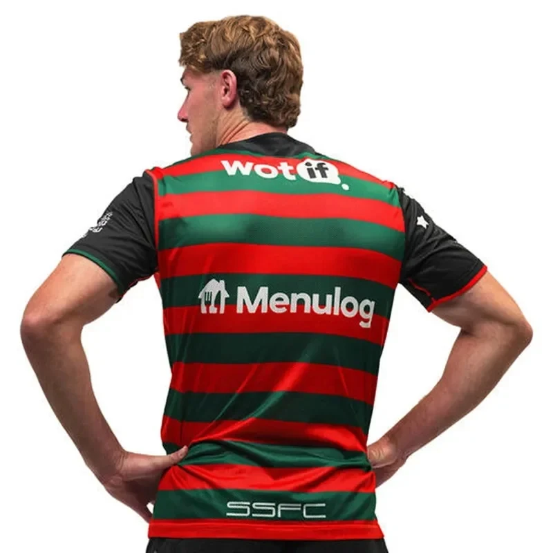 South Sydney Rabbitohs Las Vegas Shirt Rugby Jersey Men's Size:S-5XL