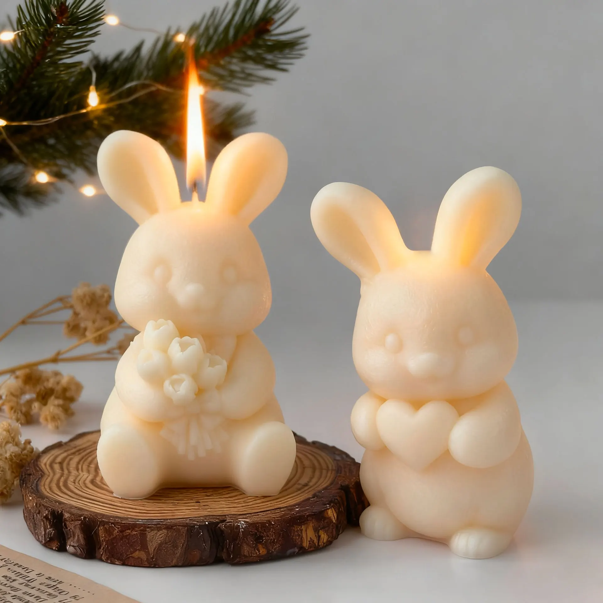 3D Rabbit Egg Silicone Mold 6