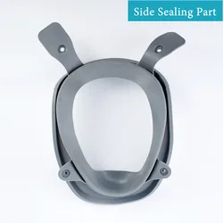 Enhanced Protective Film for Mask and Respirator Systems - Face Shield and Head Belt Accessory (Side Sealing)