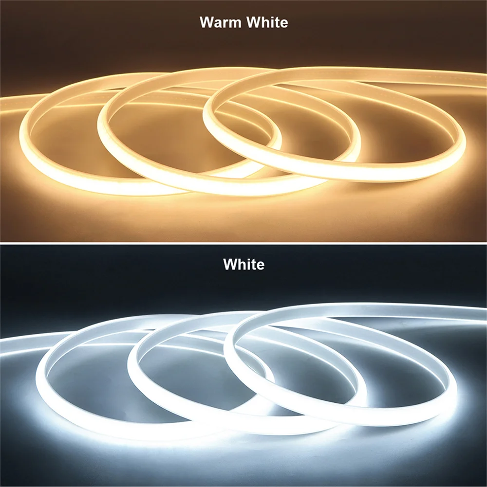 LED 리본 접착제 고휘도 COB LED 스트립: 실내 및 야외 활용의 다재다능한 조명