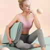 Foldable Yoga Mat Eco Friendly TPE Folding Travel Fitness Exercise Mat Double Sided Non-slip for Yoga Pilates & Floor Workouts