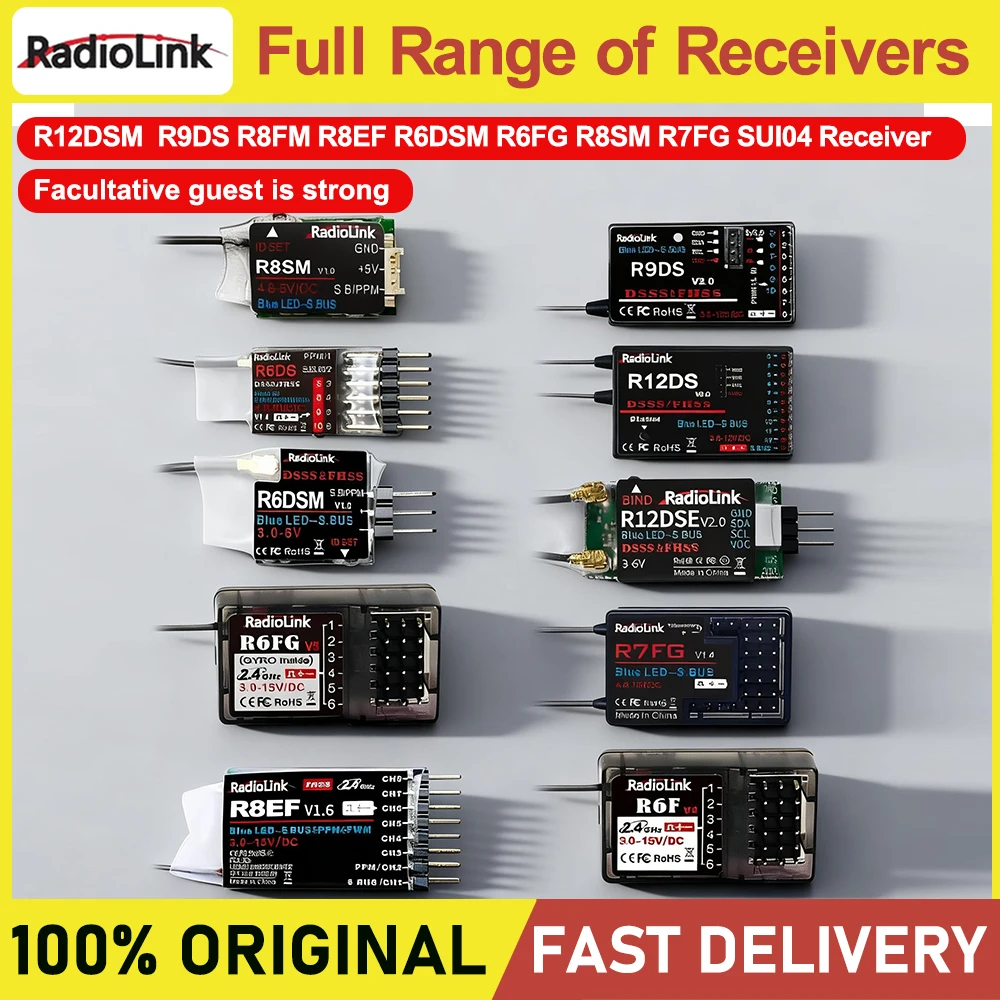Récepteur RC Flysky R12DS R9DS R8EF R8SM R6F V4 R7FG - Pièces Électronique
