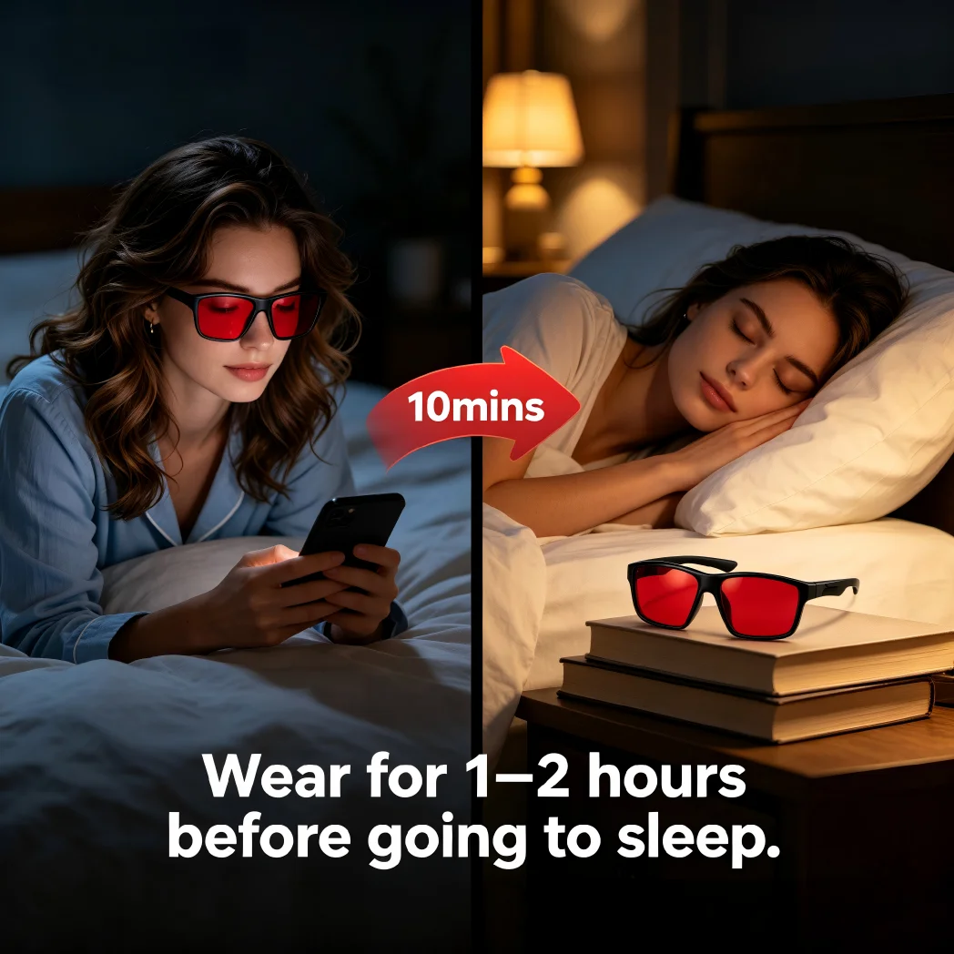 Unisex Blue Light Blocking Glasses for Eye Comfort and Migraine Relief