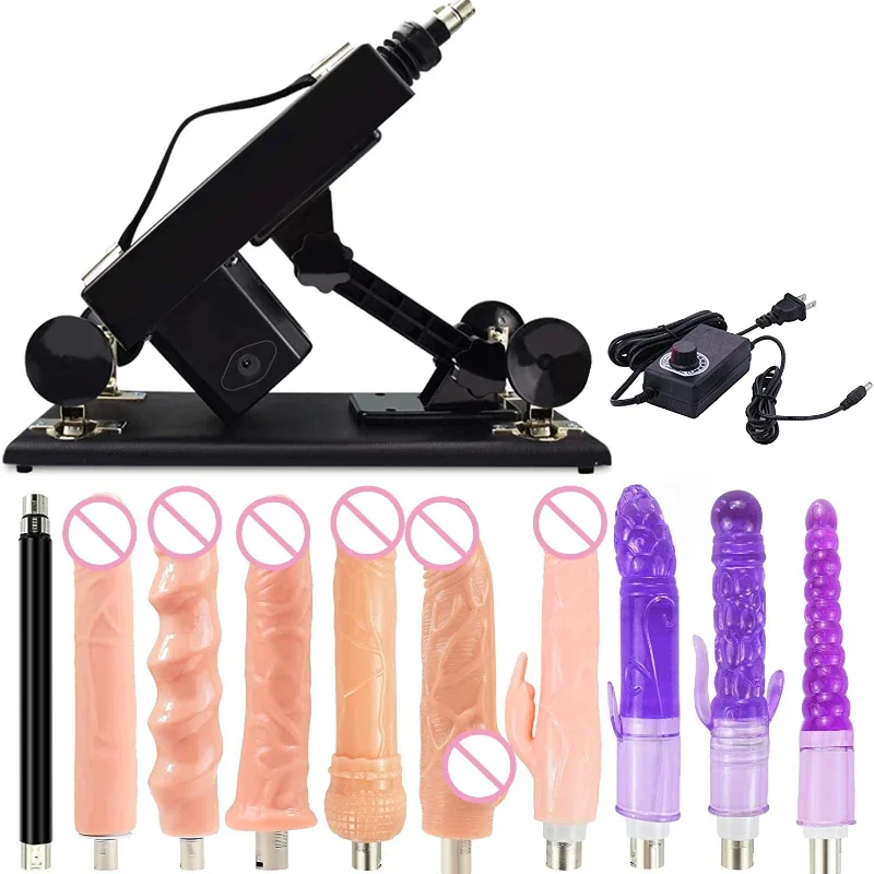 Sex Machine Thrust Dildo Machine with Attachments Angle Speed Adjustable 3XLR for Women Sex Toys Adult Masturbator