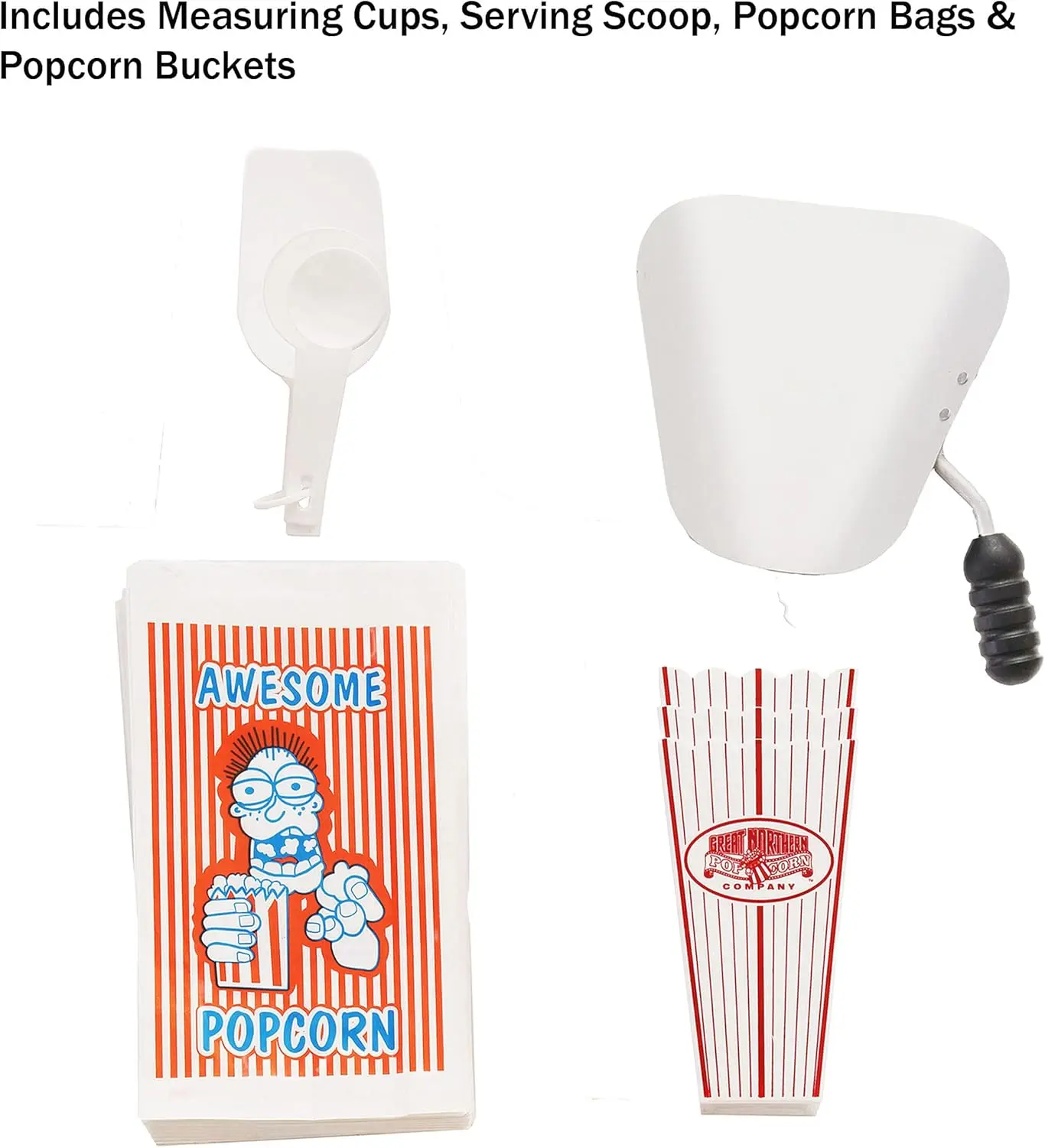 Popper Popcorn Machine with Cart and Stainless-Steel Kettle