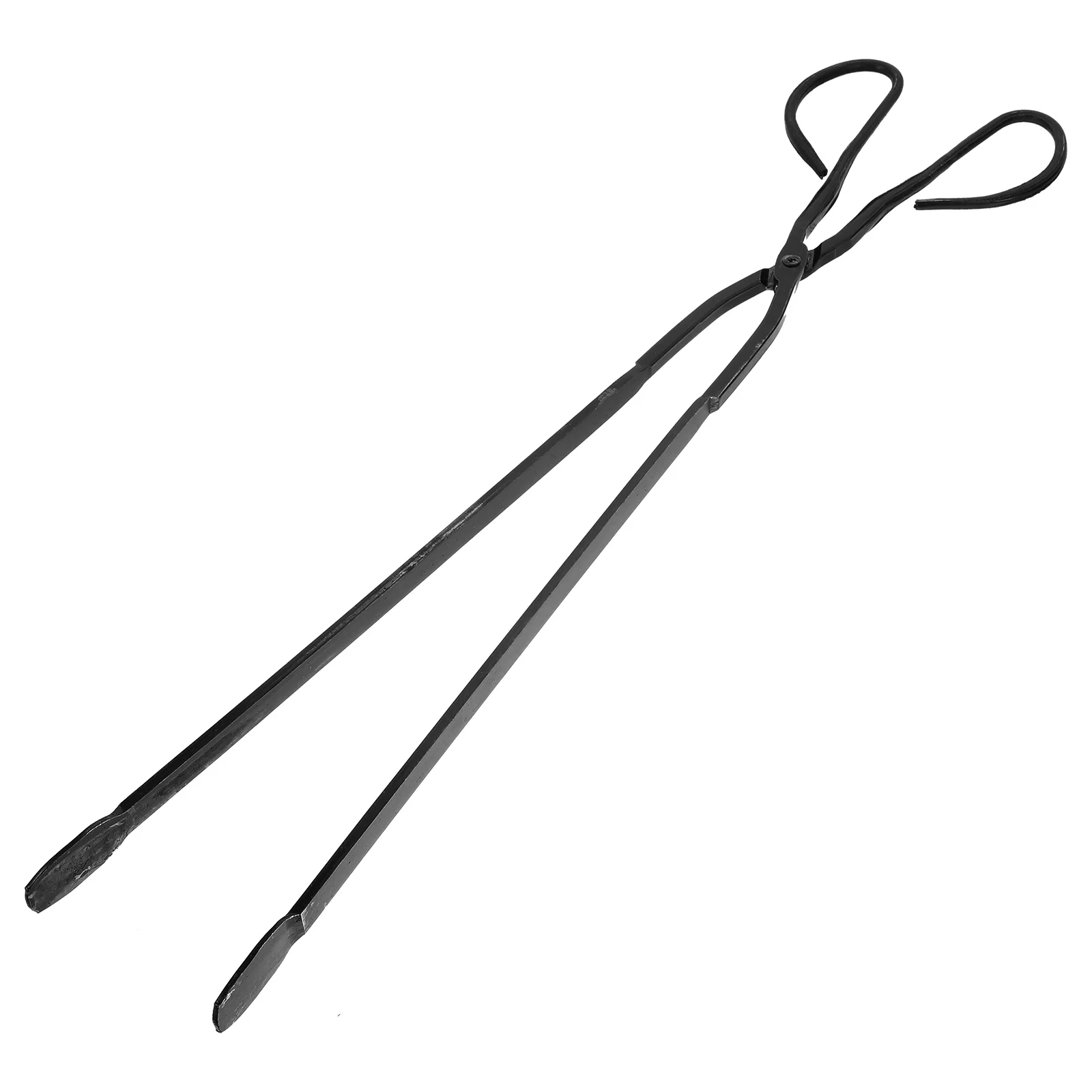 Long Handle Tong Fireplace Tool Portable Charcoal Clamp Outdoor Bbq Camping Firewood Grabber Kitchen Dining Utensils Coal Clip