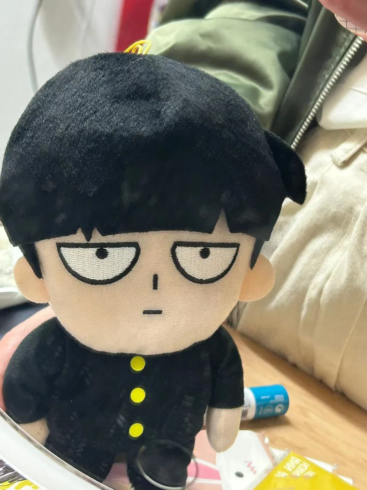 New Shigeo Kageyama Cotton Doll Mob Psycho 100 Anime Peripherals Plush Toys Desktop Room Ornament Cute Fans Birthday Gift Toys
