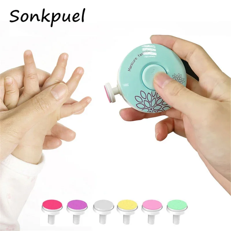 Electric Baby Nail Trimmer Kid Nail Polisher Tool Infant Manicure Scissors Baby Hygiene Kit Clipper Cutter For Newborn nail clipper,nail trimmer