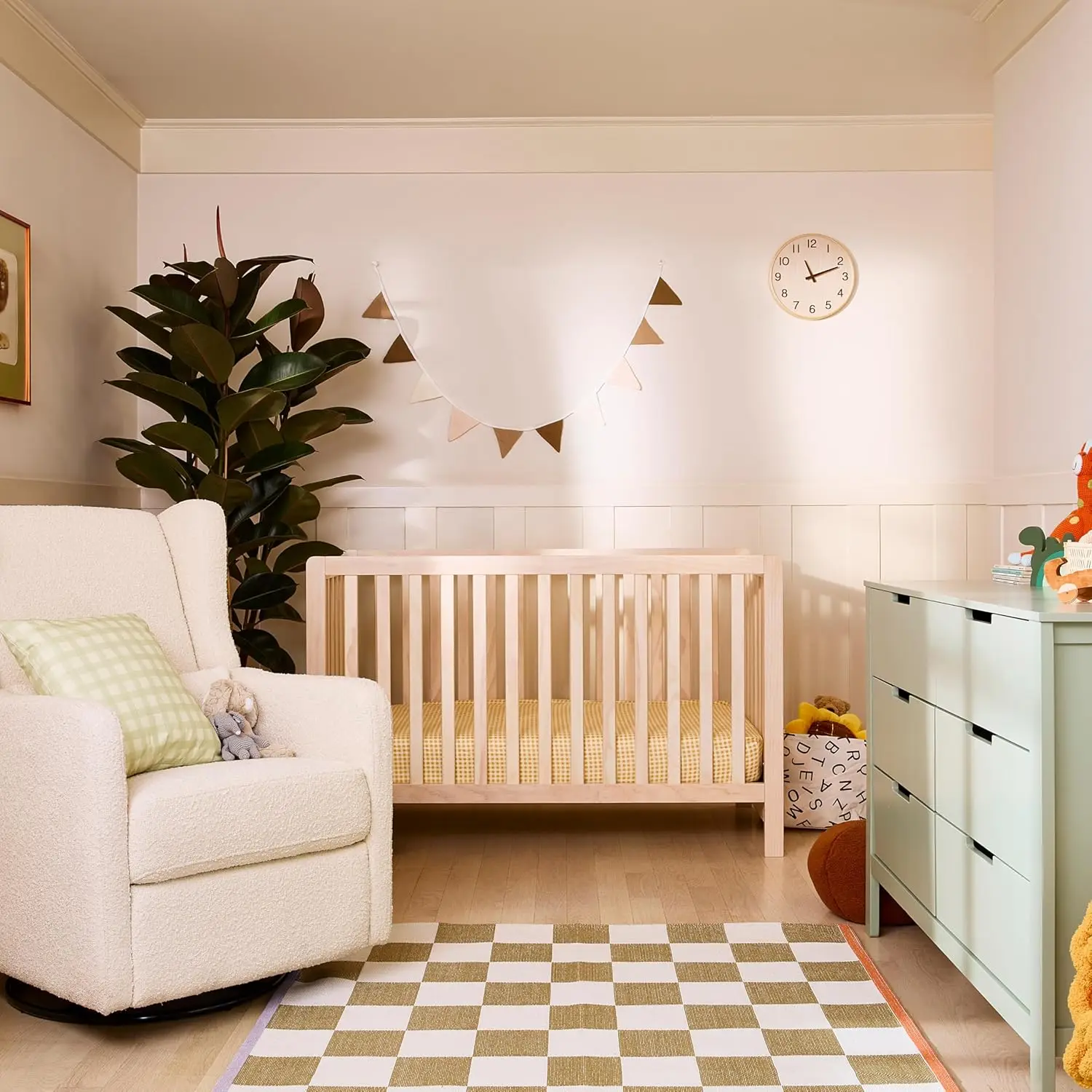 Carter's by Colby 4-in-1 Convertible Crib - GREENGUARD Gold Certified Convertible Baby Crib to Toddler Bed, Daybed, Full-Size