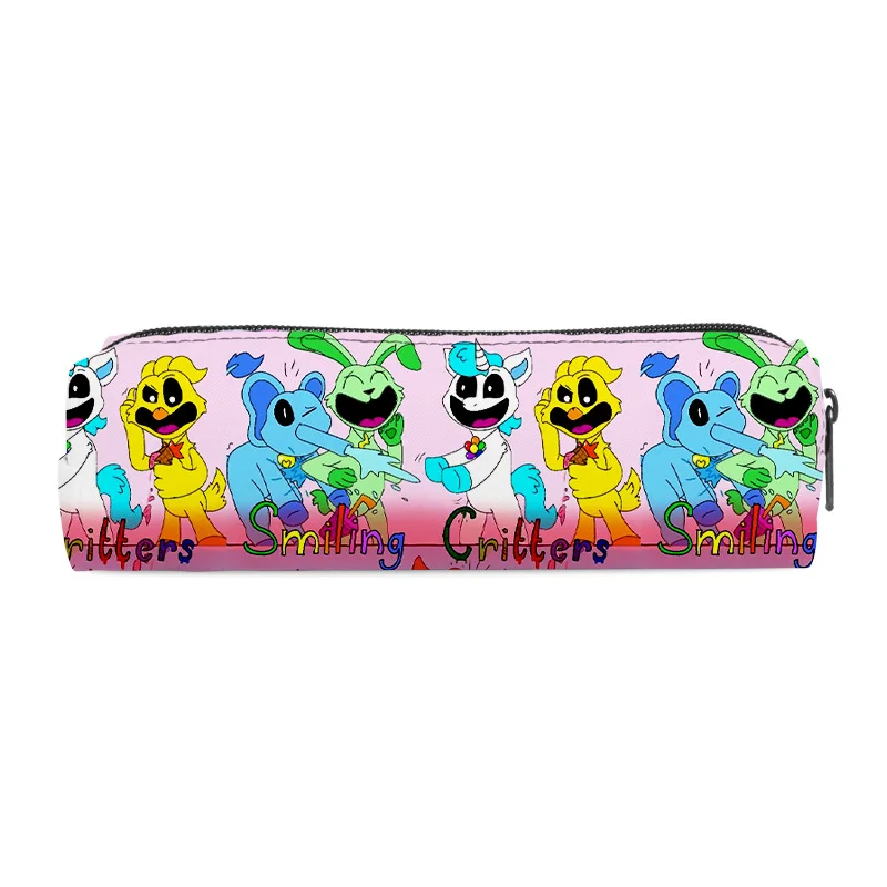 Smiling Critters Smiling Critters Pencil Case 3D Anime Print Pupil Bag Fashion School Supplies for Boy Girl