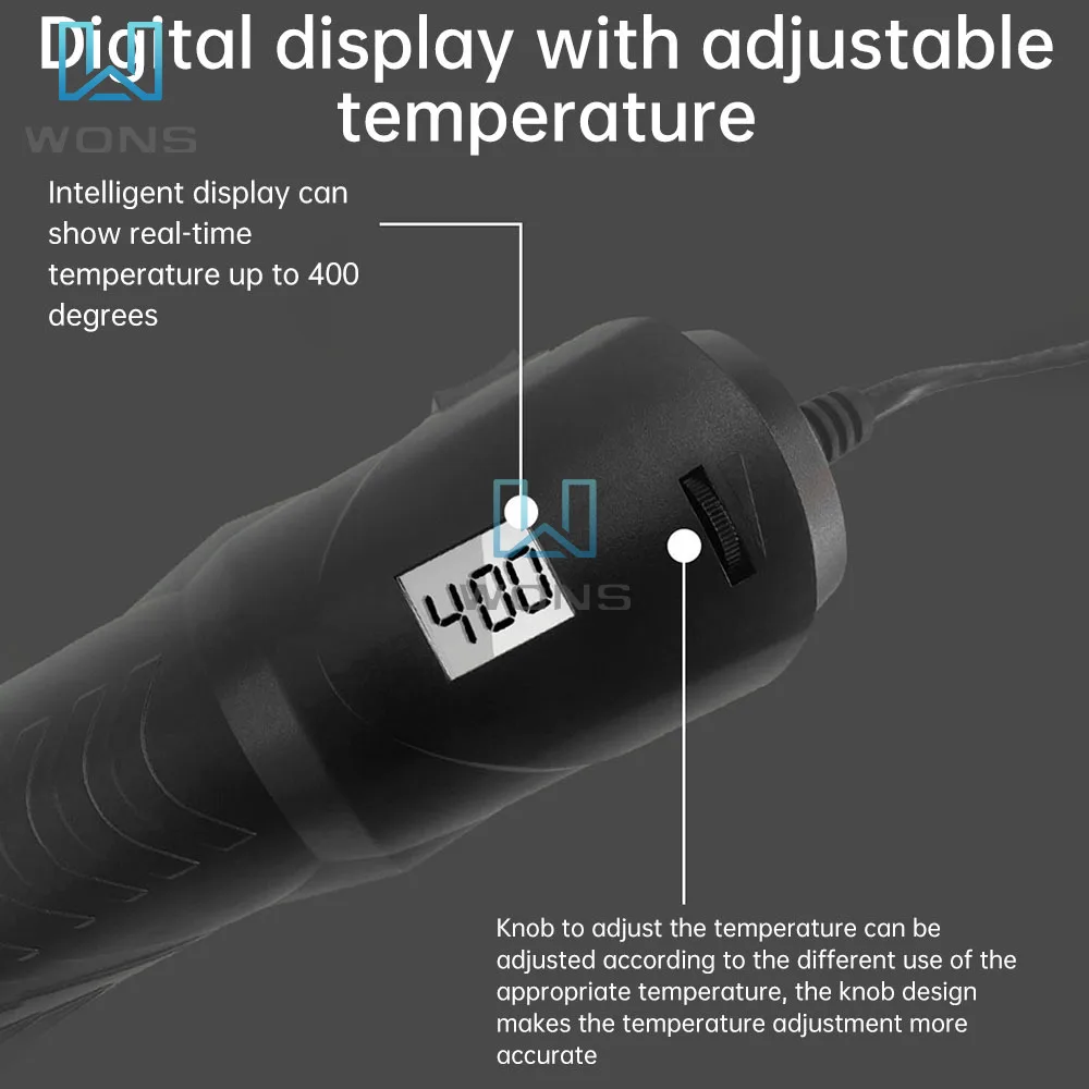 Hot air gun adjustable temperature 220V 250W EU plug China plug DIY soldering dryer mini blower For crafts shrink tube heat tool hot air gun heat gun mini hot air gun