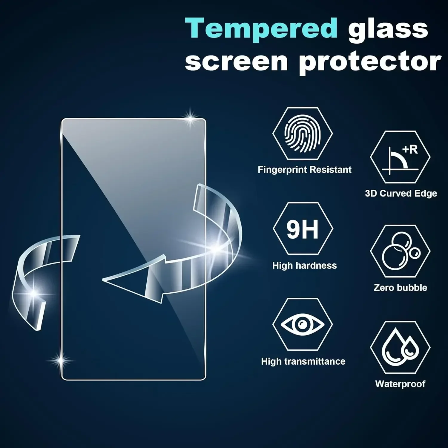 Crystal Clear TPU Skin Cover with Tempered Glass Screen Protector for Portable Gaming Console