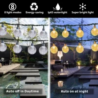 100 LED Hanging Solar Lights