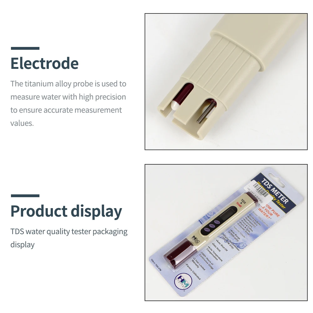 TDS µ 跮  ׽, TDS ׽Ʈ , ļ    LCD ÷ 0-9990ppm 0-80 