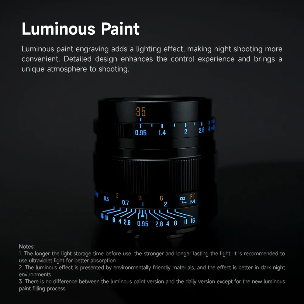 브라이트인 스타 35mm F0.95 MF APS-C 대구경 렌즈 후지필름 XF 니콘Z 마운트 카메라용 루미너스 버전 카메라 렌즈