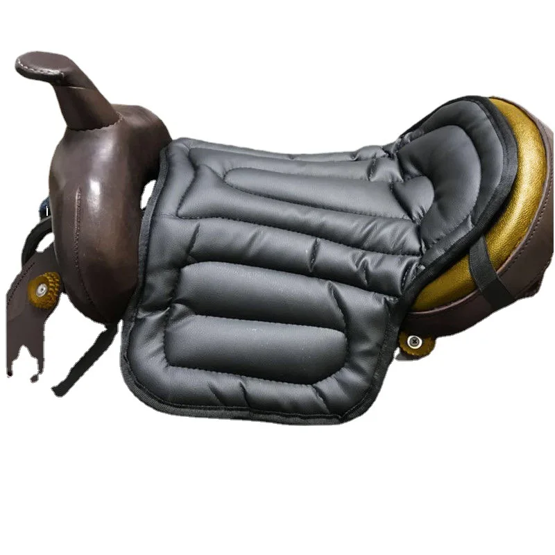Horse Riding Saddle Pad Soft Equestrian Seat Pad Motorcycle Seat Cushion Comprehensive Western Saddle Painless Saddle Cushion