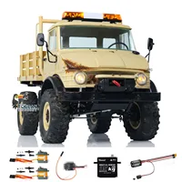 1/10 LESU 4x4 RC Off-Road Vehicle RAVE-UM406 Remote Control Climbing Truck Car TOUCAN DIY Painted Finished Winch Outdoor Toys 2