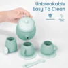 Children's Home Tea Set Afternoon Tea Kitchenware Set Simulated Kitchen Toys Children's Montessori Sensory Enlightenment Toys 6
