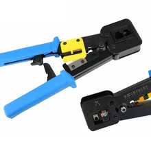 

EZ RJ45 cable lug crimping tools Cable pass through crimper