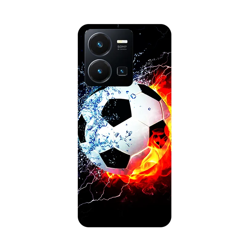 Football Soft Silicone Back Case - Stylish Protective Phone Cover