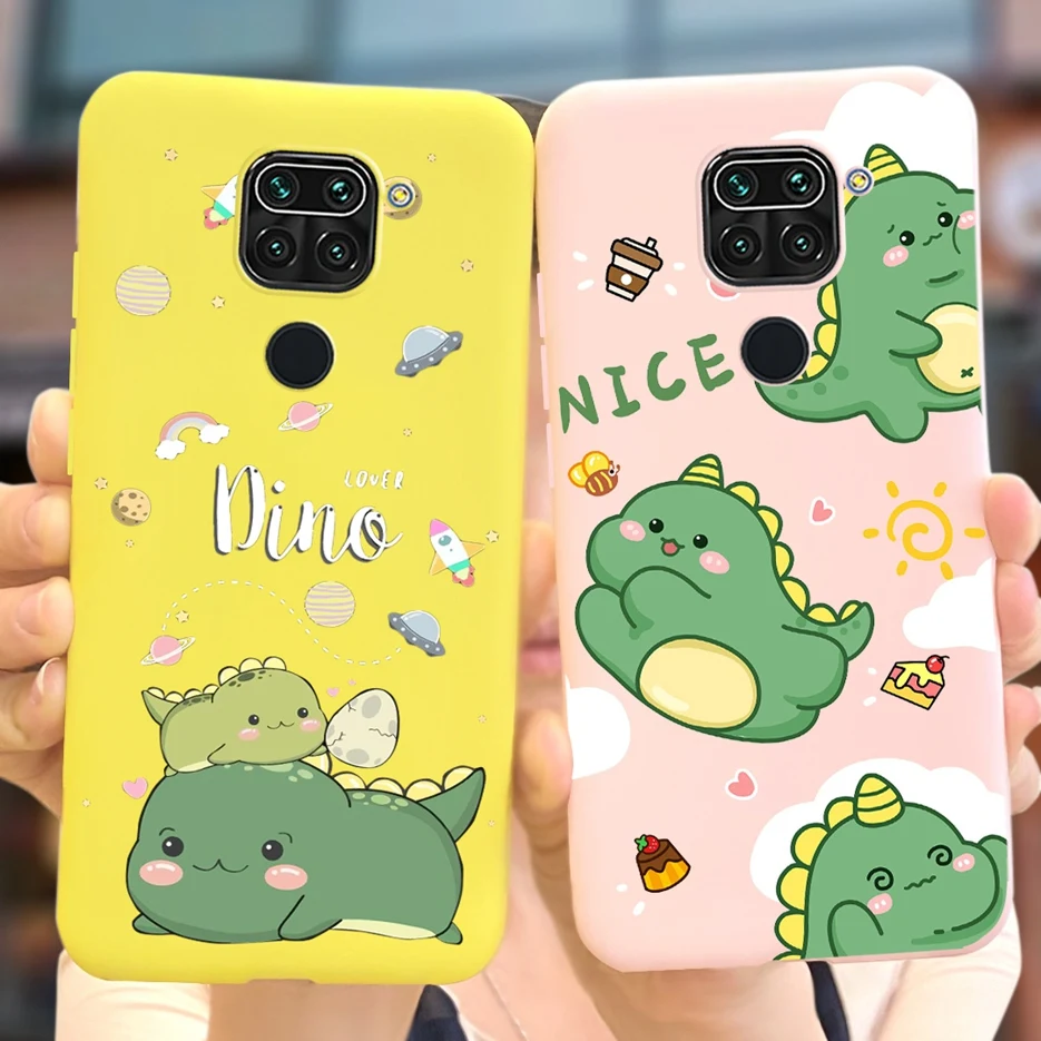 Cute Dinosaur Cartoon Soft Silicone Phone Case - Durable Bumper Cover