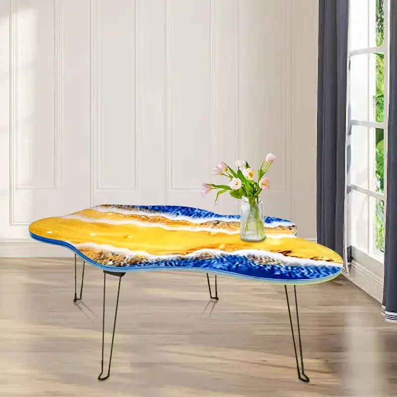 61cm Irregular Mirror Large Ocean River Table Epoxy Silicone Resin Mold Diy Epoxy Resin Pouring Process Home Decor Crafts