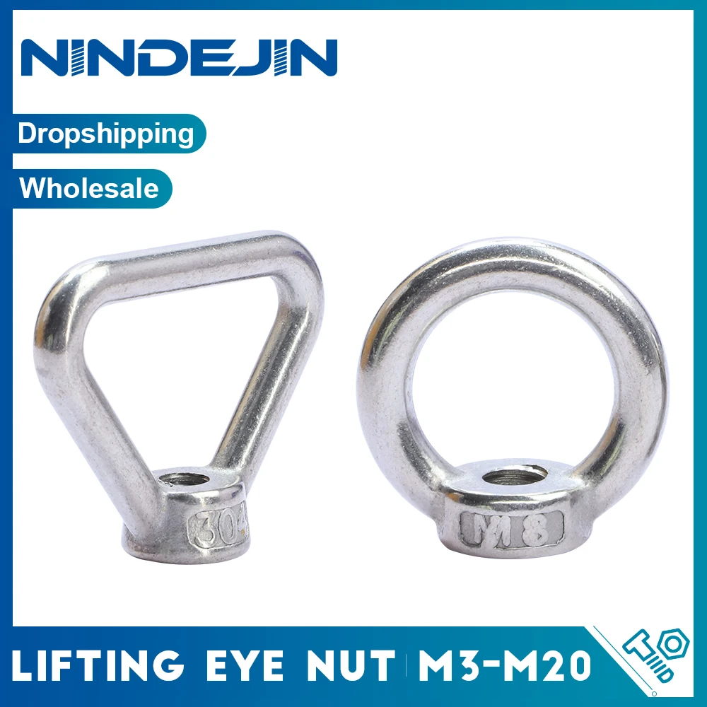Tornillos De Anillo Galvanizados Y Ganchos De Rosca – M3 M4 M5 M6 M8 M10 M12 (Acero Inoxidable Goo Bettter)