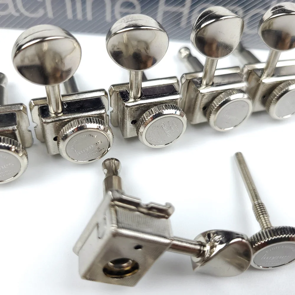 Description Picture 5 of itemKAYNES Vintage Nickel Silver Lock String Tuners Electric Guitar Machine Heads Tuners For ST TL Guitar Locking Tuning Pegs