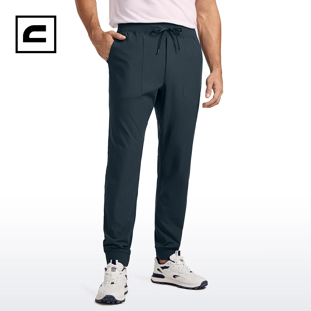 CRZ YOGA Golf Joggers Pants Men 30'' Quick Dry Lightweight Stretch Work Casual Joggers Pockets casual sports pants