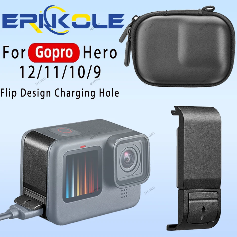 GoPro Akku Hülle Wasserdicht - Für Hero 9-13 Mit TF-Kartenfächern
