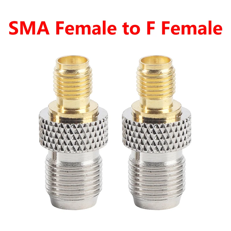 

5/20/100PCS RF Coax Adapter F To SMA Convertor F Type Female Jack F Female To SMA Female/RP SMA Female Plug Connector