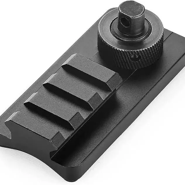 V8 Bipod Adapter Mount 20MM Sling Stud Picatinny Rail Guide Base 3/2-Slots for AR15 AK M4 M16 picatinny rail accessories rail adapter sling adapter sling attachment adapter threaded adapter
